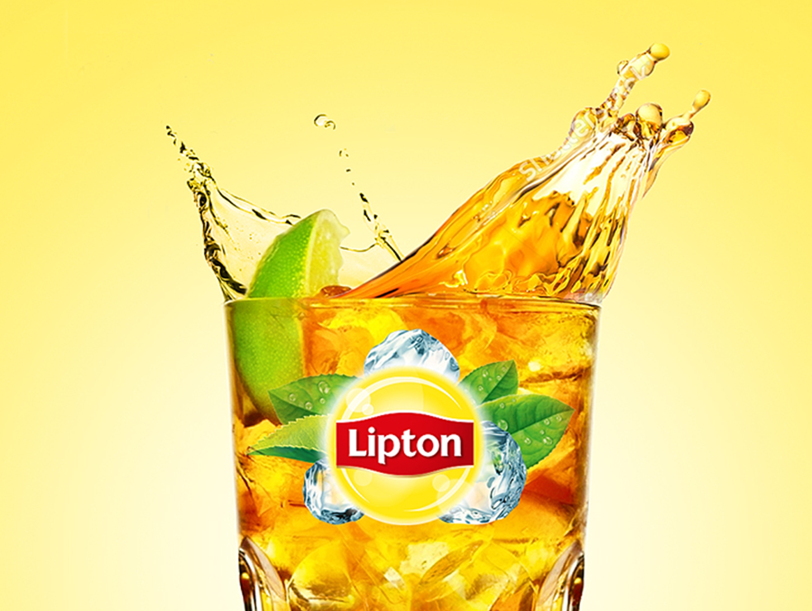 Lipton Ice Tea. Glases design
