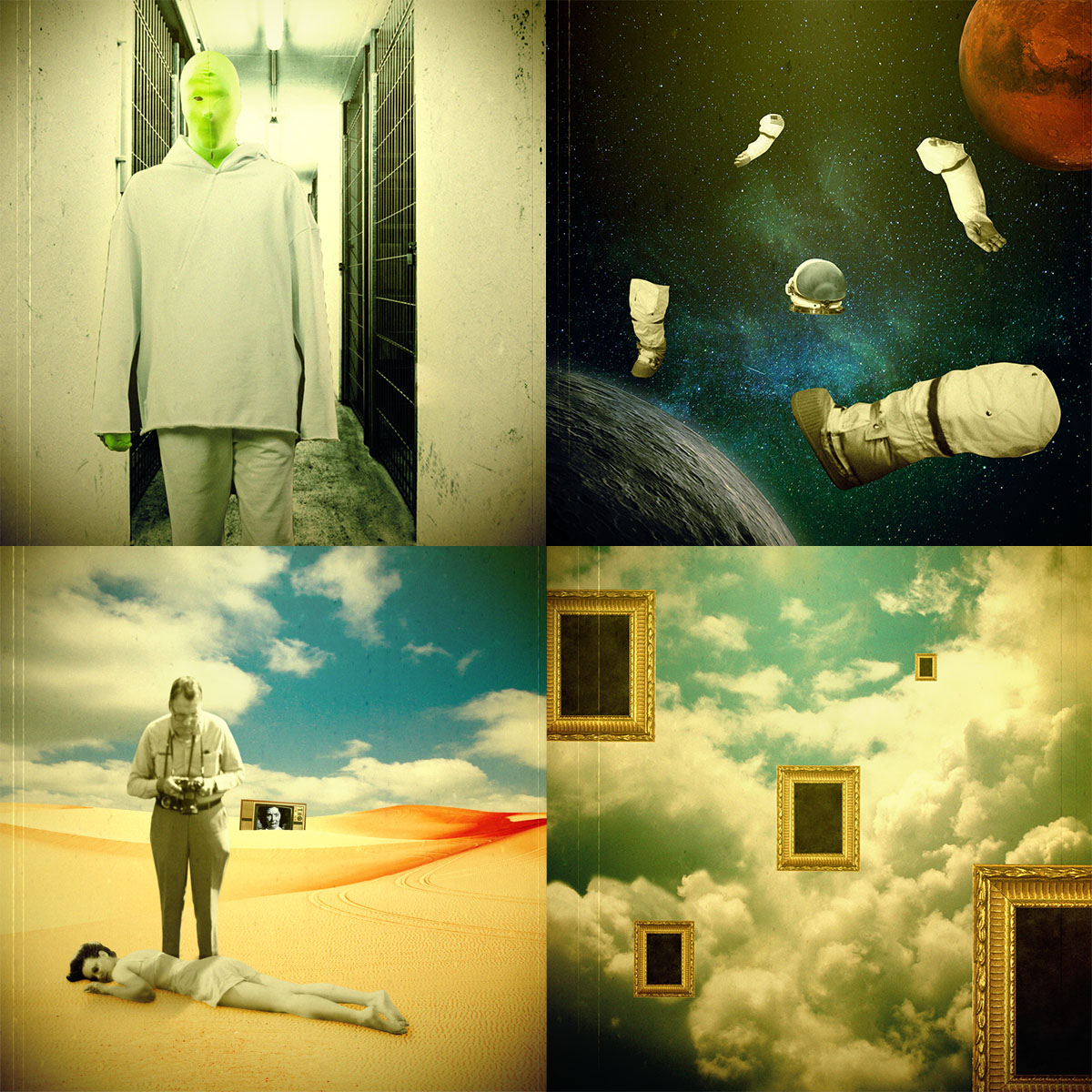 Mental clinic journey. Animated collage