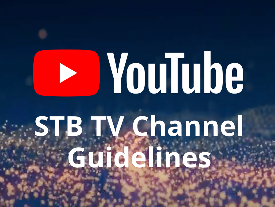 STB TV channel guidelines for Youtube