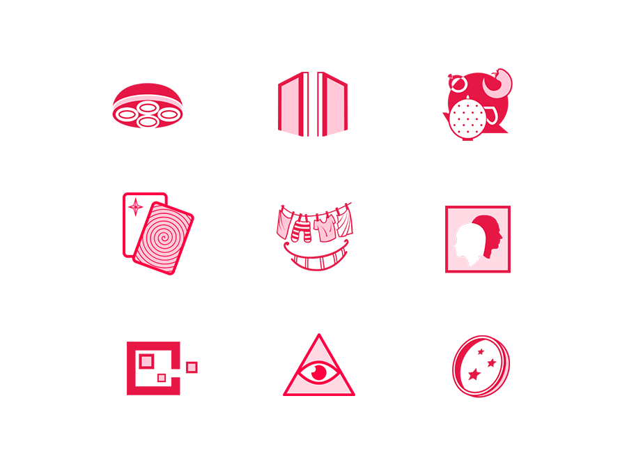 Icons Design for STB Website. Custom icons has been developed for brand communication